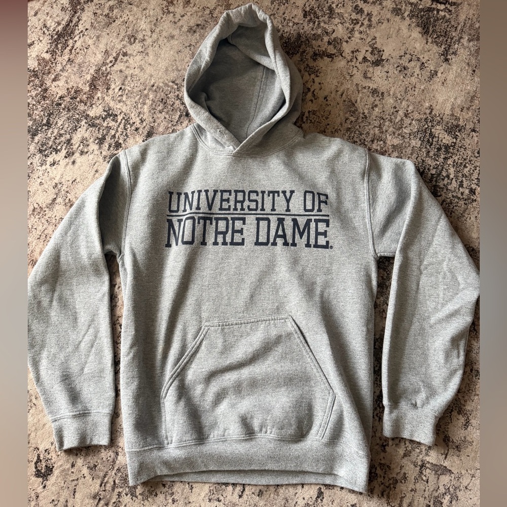 MV Sport Gray University of Notre Dame Hoodie
